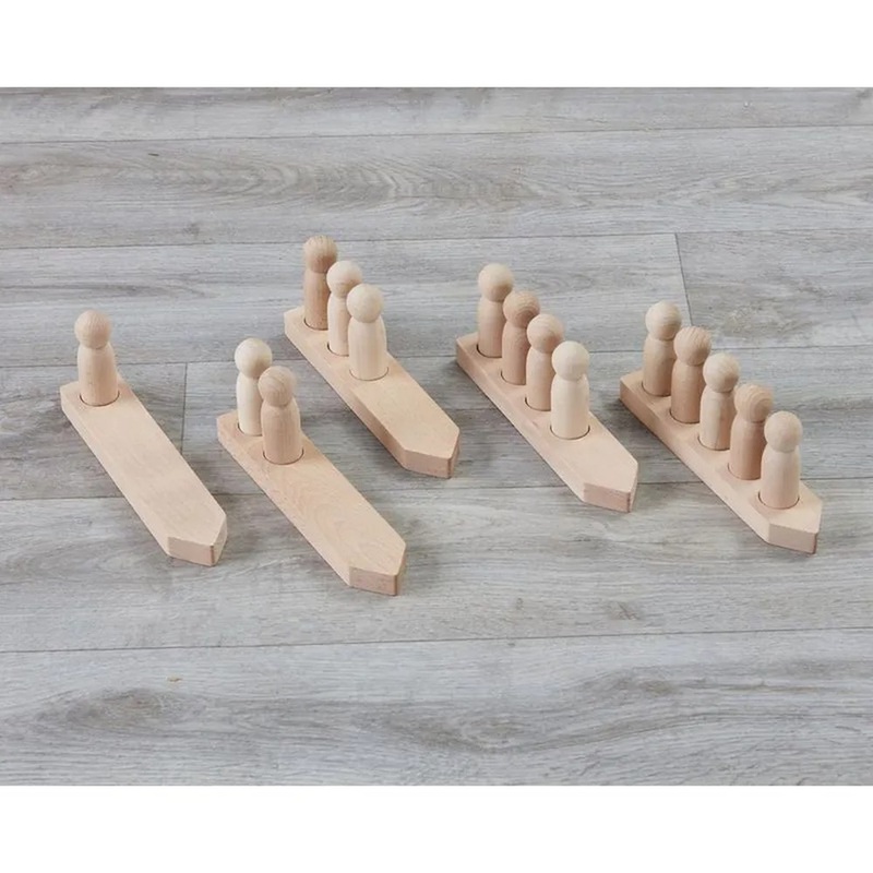 Five Frame Boats  Set of 5