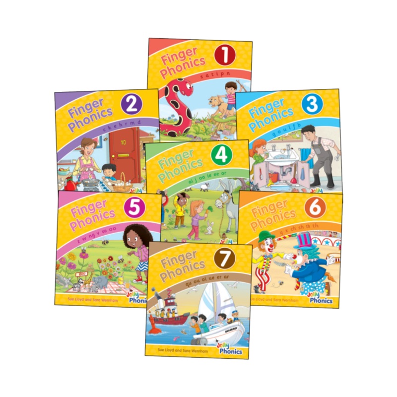 Jolly Finger Phonics Books 1-7