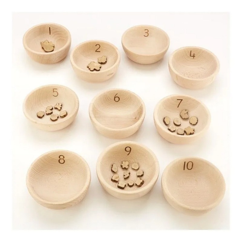 Number Bowls  Pack of 10