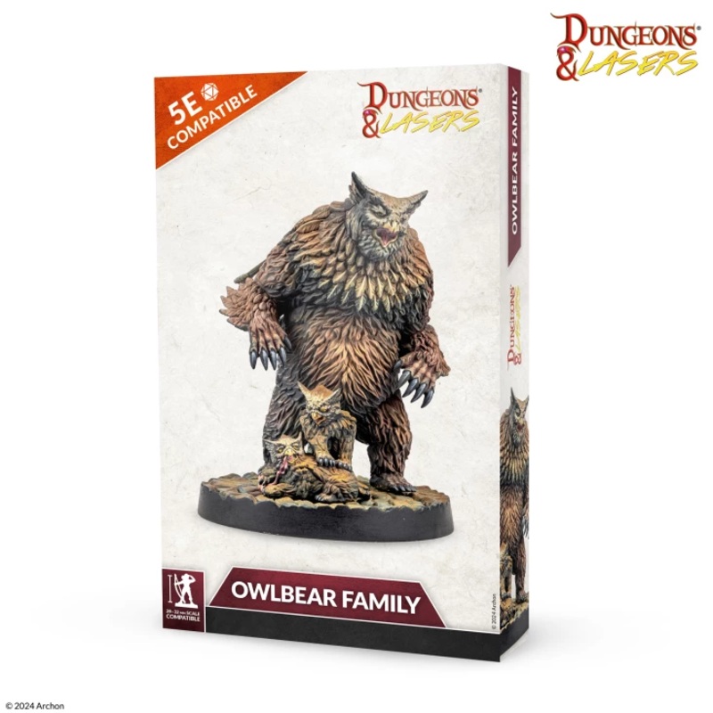 Owlbear Family – Dungeons & Lasers