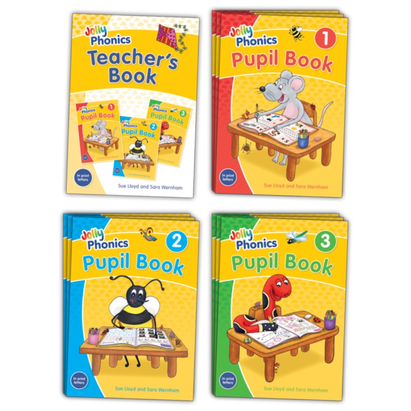 Jolly Phonics Pupil Books Class Set (Colour)
