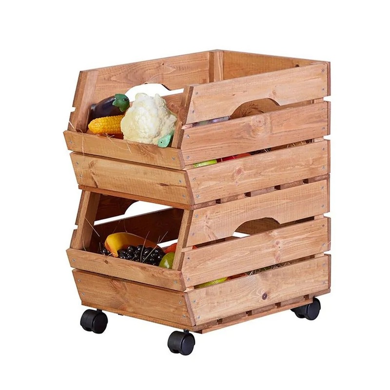 Stackable Farm Crates  Set of 2