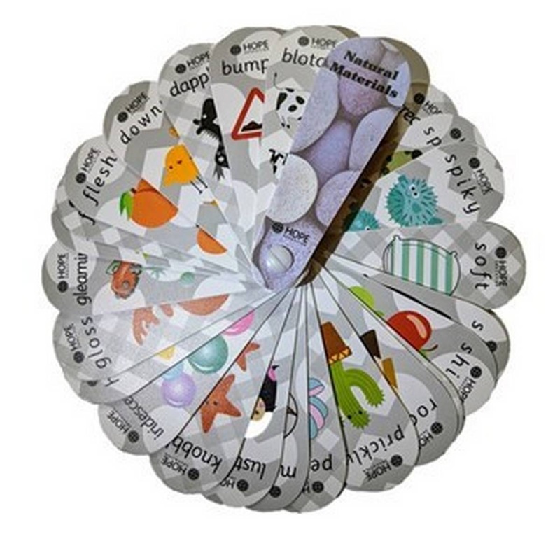 Word Gap Vocabulary Fans  Describing Natural Materials Pack of 5 from Hope Education