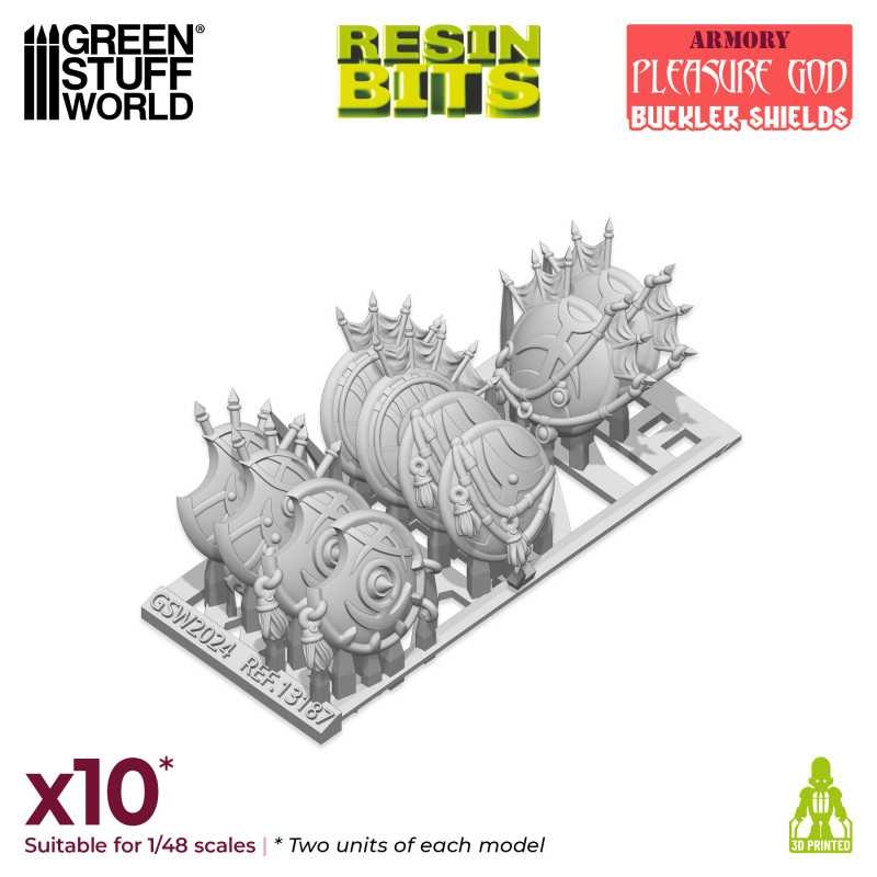 3D Printed Armory – Pleasure God Bucklers Shields (x10)