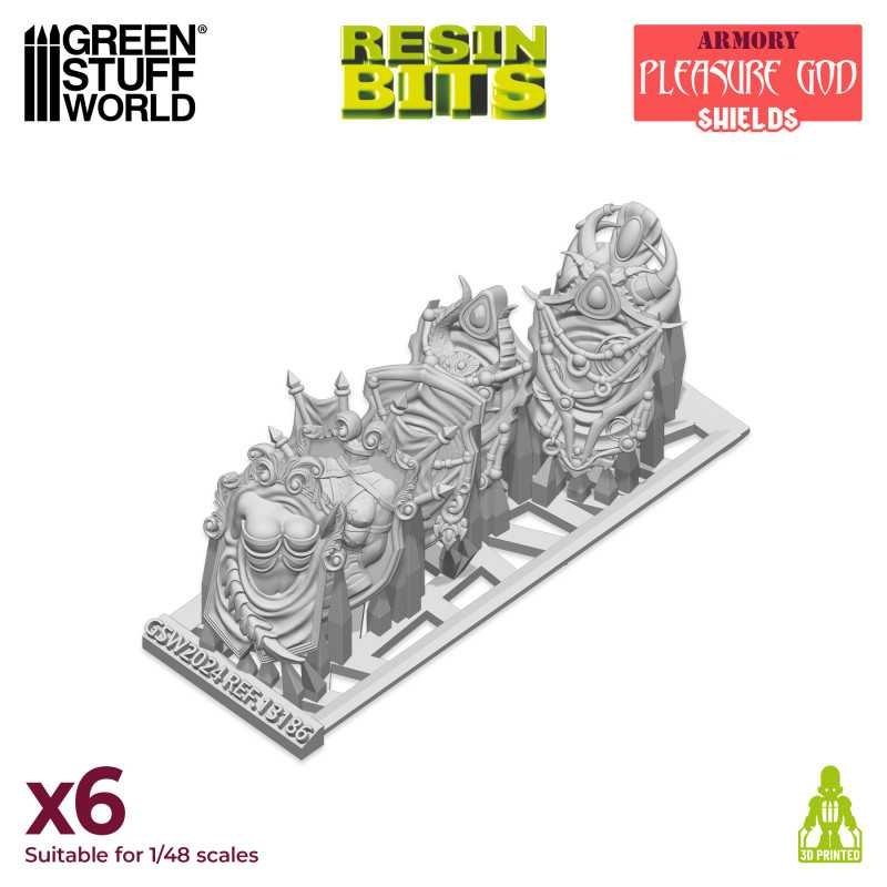 3D Printed Armory – Pleasure God Shields (x6)