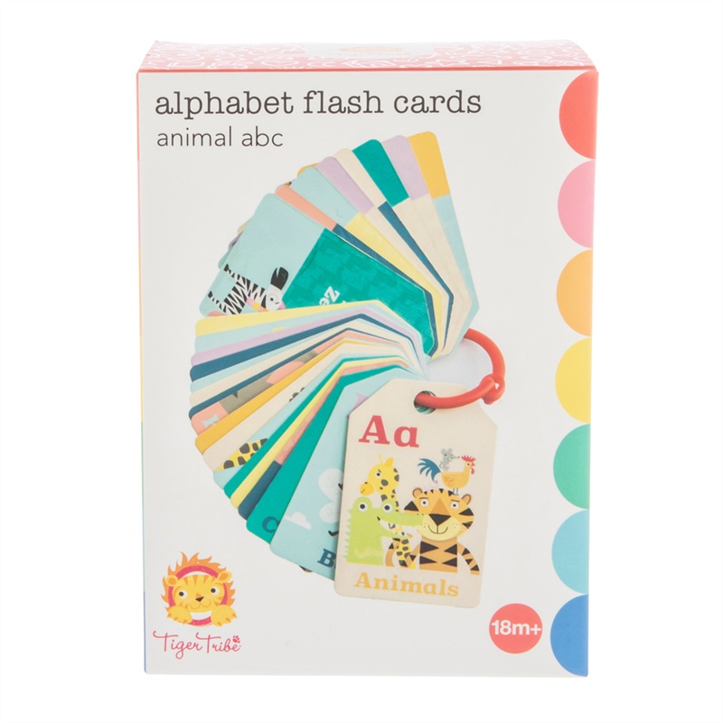 Alphabet Flash Card  Animal ABC
