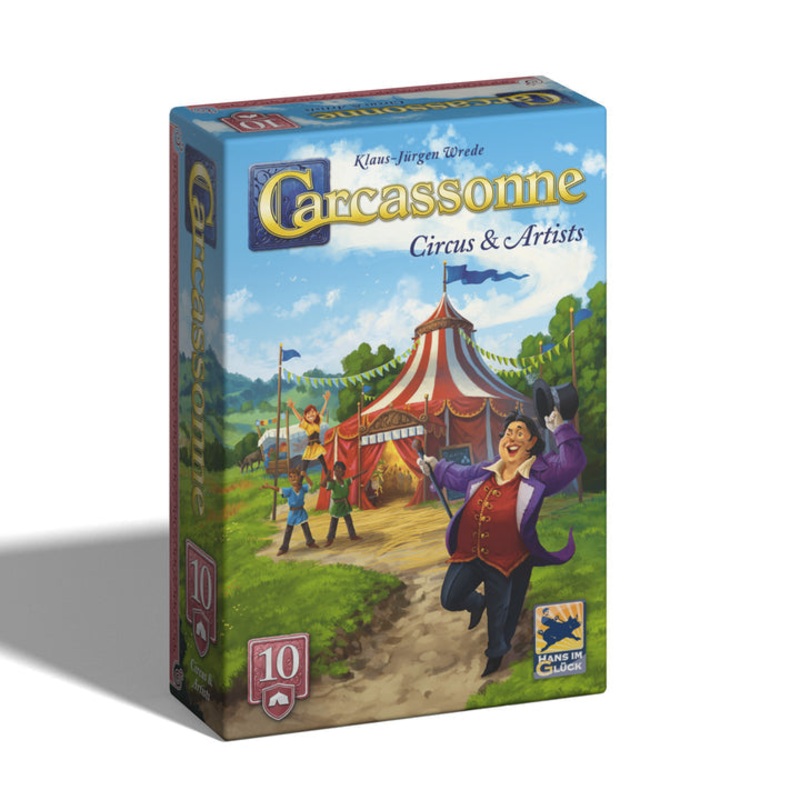 Carcassonne: Expansion 10 – Circus & Artists – 2025 Edition (ONLINE ORDER ONLY)