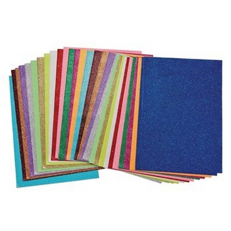 Glitter Paper  A4  Pack of 30