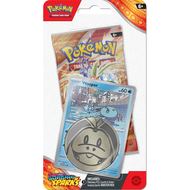Scarlet & Violet 8 Surging Checklane Blister – Wooper