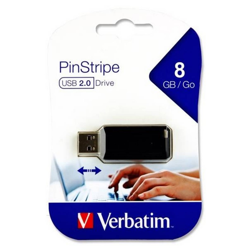 Verbatim Pinstripe Usb Drive  8gb