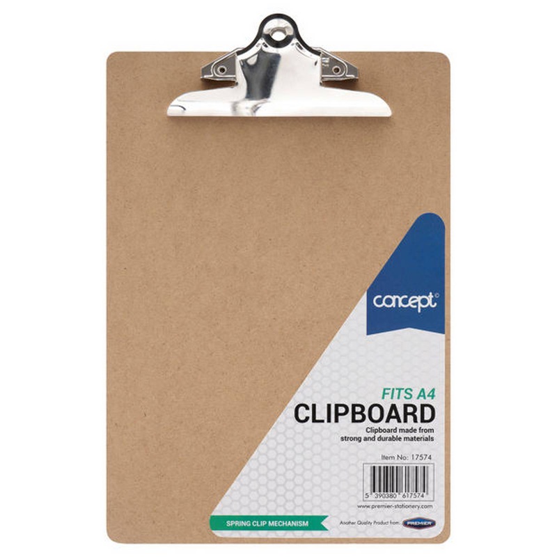 A4 Wooden Clip Board Universal