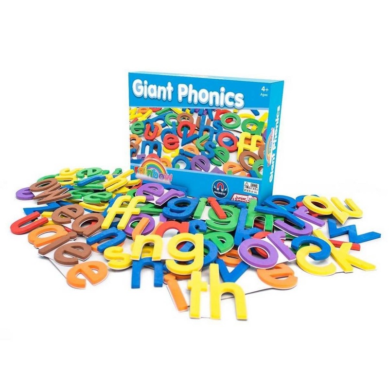 Rainbow Giant Phonics Magnetic Letters