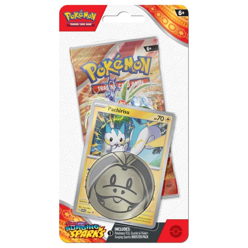 Scarlet & Violet 8 Surging Checklane Blister – Pachirisu