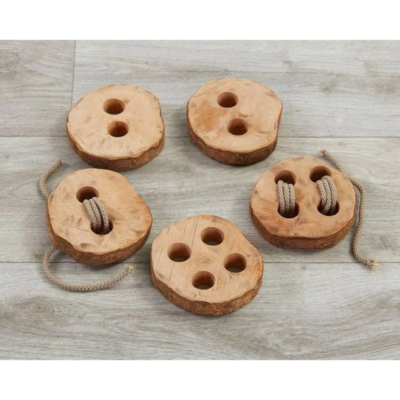 Number Buttons  Set of 5