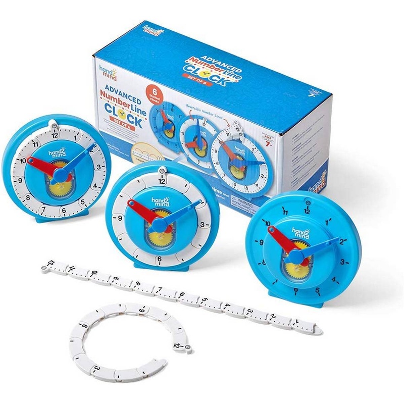 **Advanced NumberLine Clock (Set of 6)