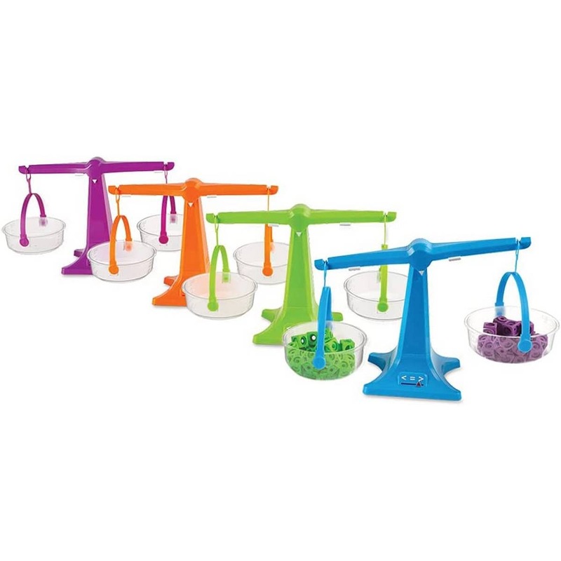 Learning Resources Nestable Pan Balances (Set of 4)