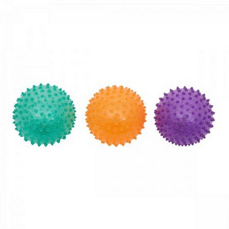 Set of 3 Glitter Knobby Balls