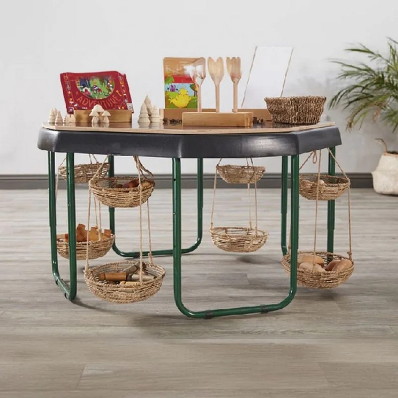 Hanging wicker Baskets 2PK