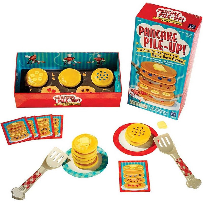 Learning Resources Pancake Pile Up! Matching Relay Race Game