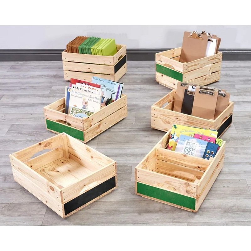 Curriculum Shed/Setting Crates  Set of 6
