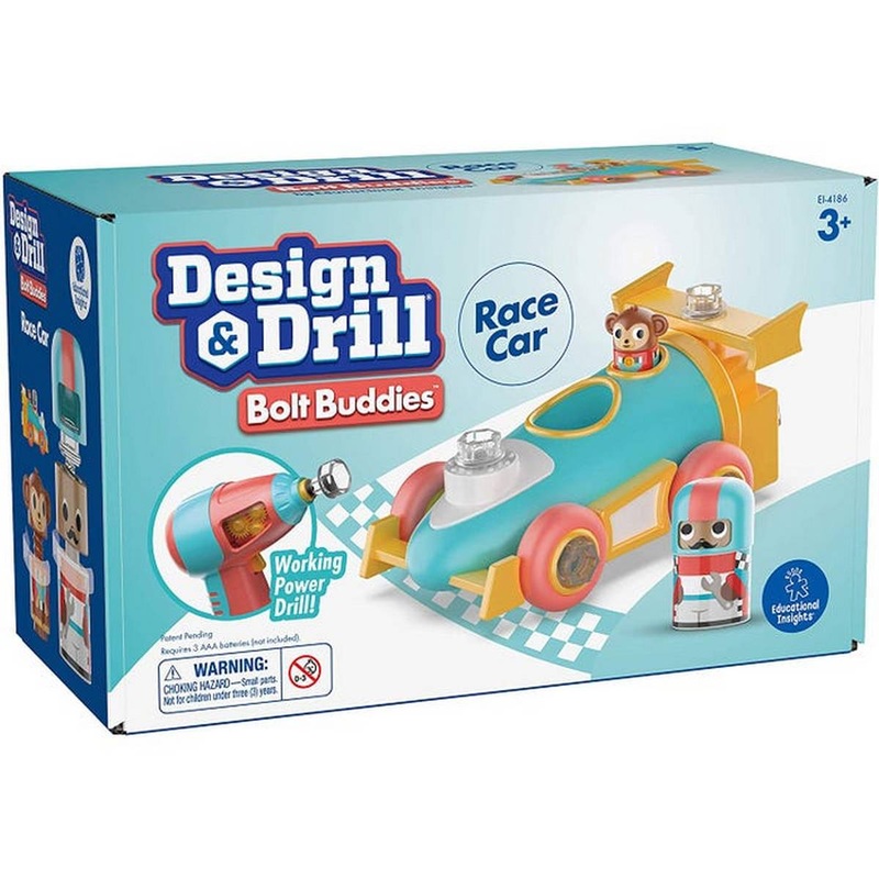 Design & Drill Bolt Buddies Race Car
