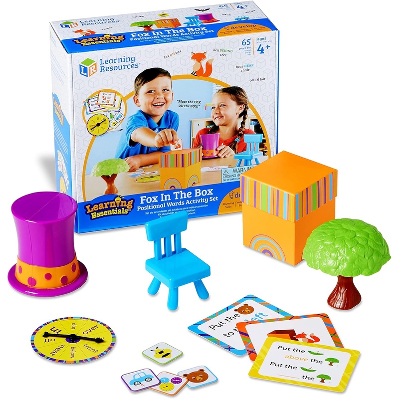 Learning Resources Fox in the Box Positional Words Activity Set
