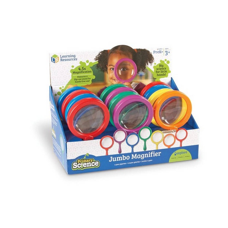 Learning Resources Primary Science Jumbo Magnifiers (Set of 12)