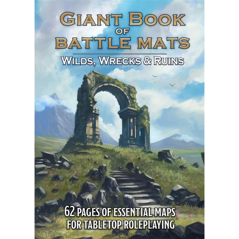 The Giant Book of Battle Mats – Wilds, Wrecks & Ruins