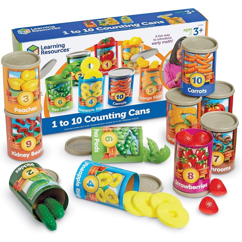 Learning Resources 1 to 10 Counting Cans