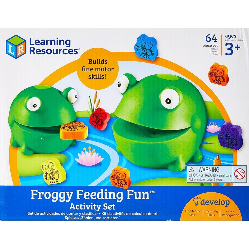 Learning Resources Froggy Feeding Fun Fine Motor Skills Game