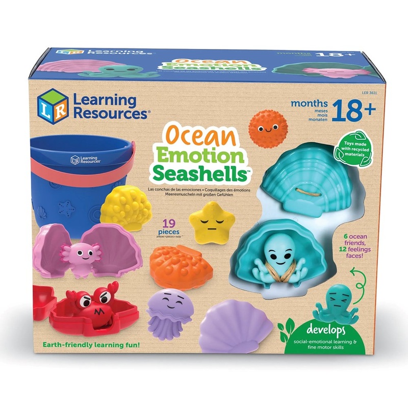 Learning Resources Ocean Emotion Seashells