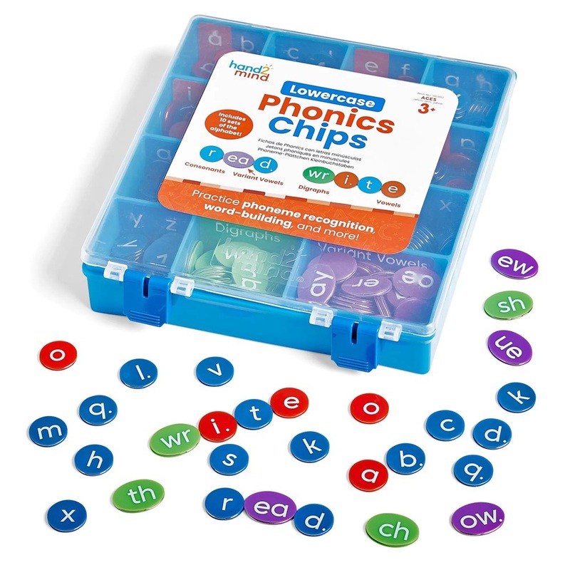 Learning Resources Phonics Alphabet Chips with Storage