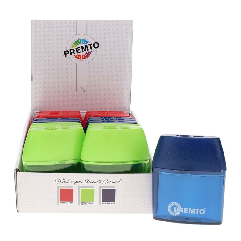 Premto Barrel Double Hole Sharpener  Pack of 18