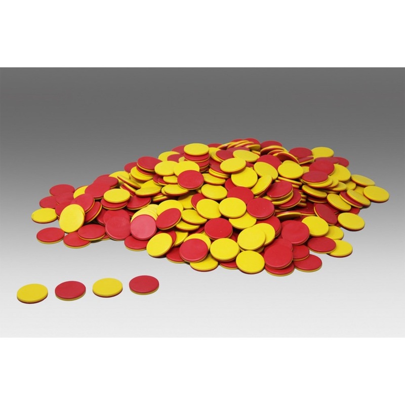 Red and Yellow Counters Pack of 50