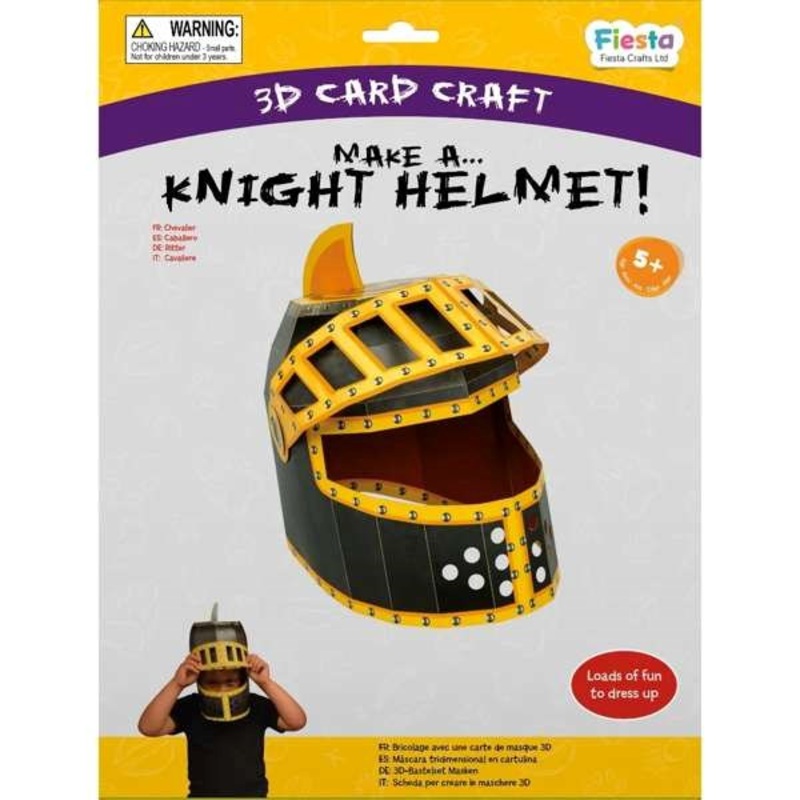 Knight Helmet 3D Mask Card Craft