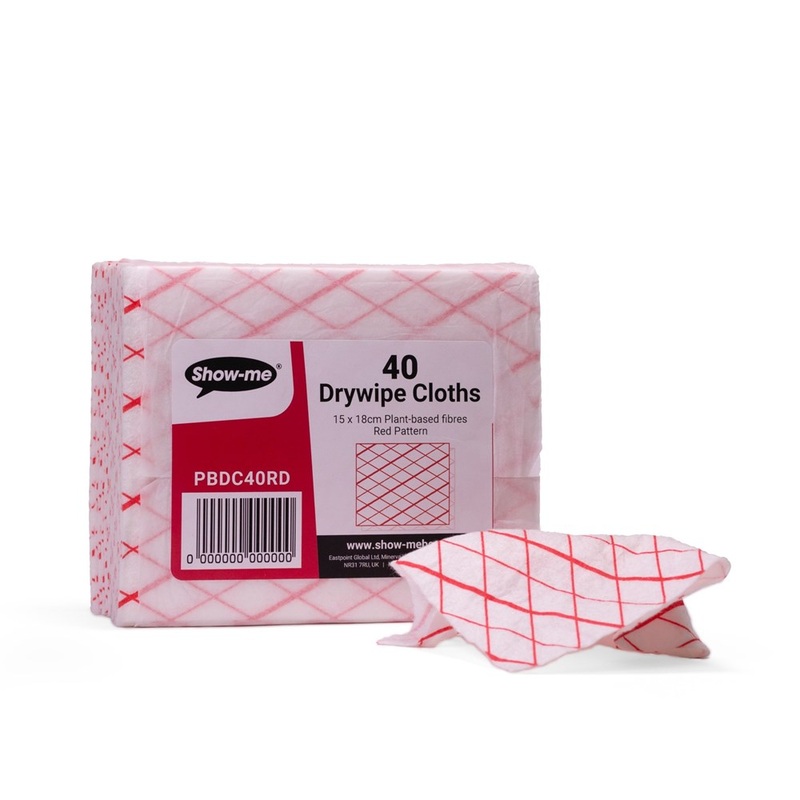 Show-me Plant Based Whiteboard Cloths Pack of 40