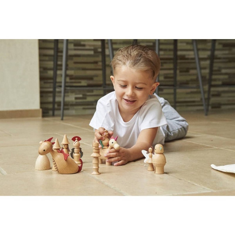 Wooden Enchanted Figures Pack of 10