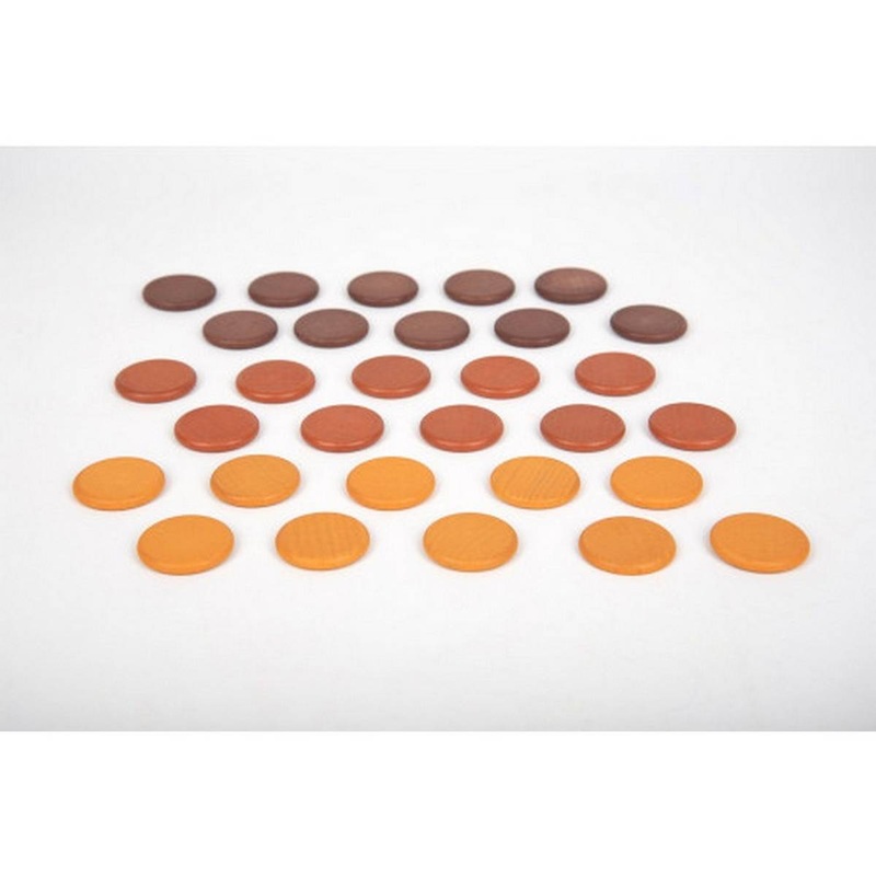 Wooden Treasures Stone Pack of 30