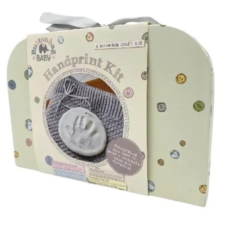 Baby Hand Print Kit  Buttonbag