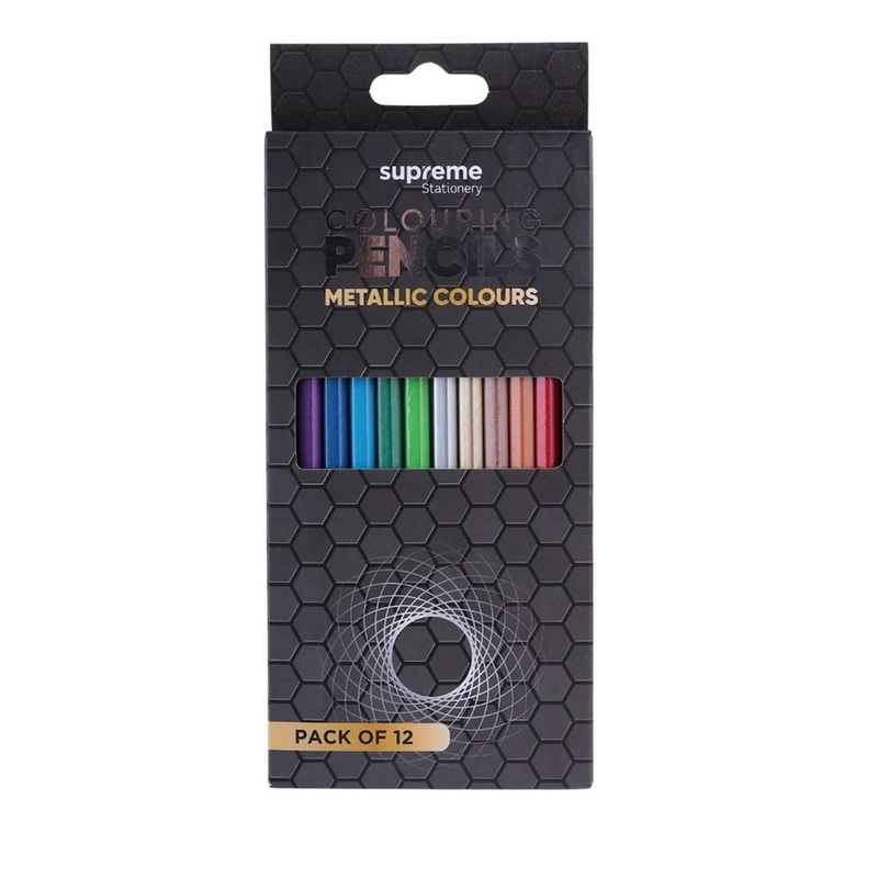 Colouring Pencils  Metallic 12 Pack