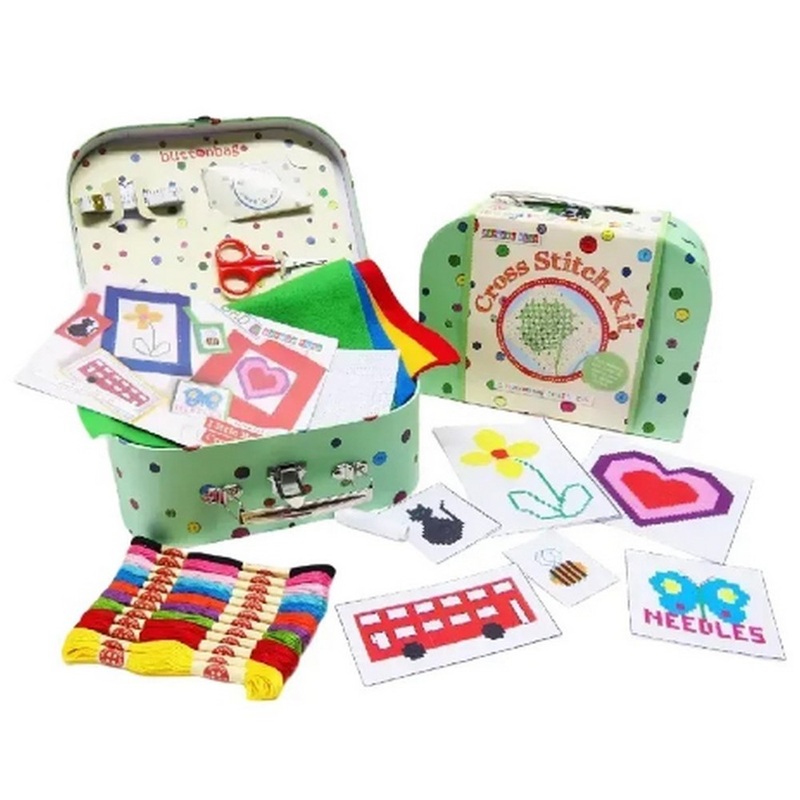 Cross Stitch  Buttonbag