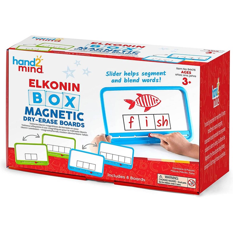 Elkonin Box Magnetic Dry-Erase Board Set of 8