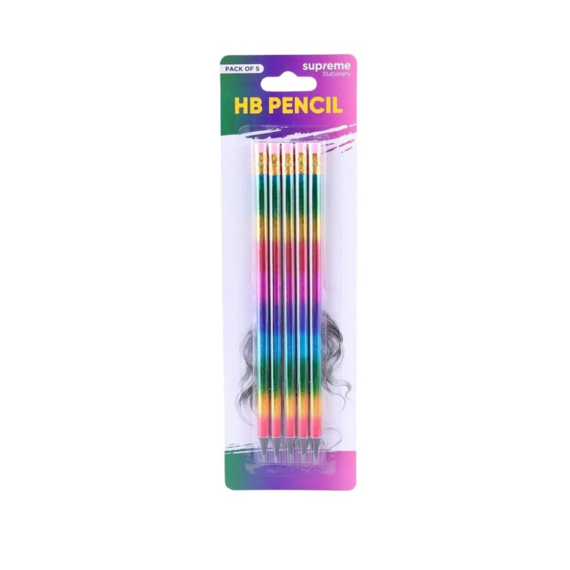 HB Pencils  Lazer Colour 5 Pack