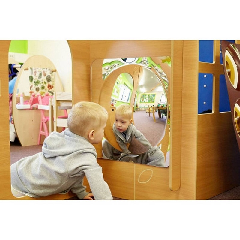 Large Acrylic Mirror Panels Set  Pack of 4