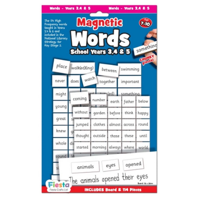 Magnetic First Words  Second-Fourth Class