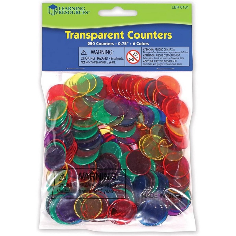 Transparent Counters (Set of 250)