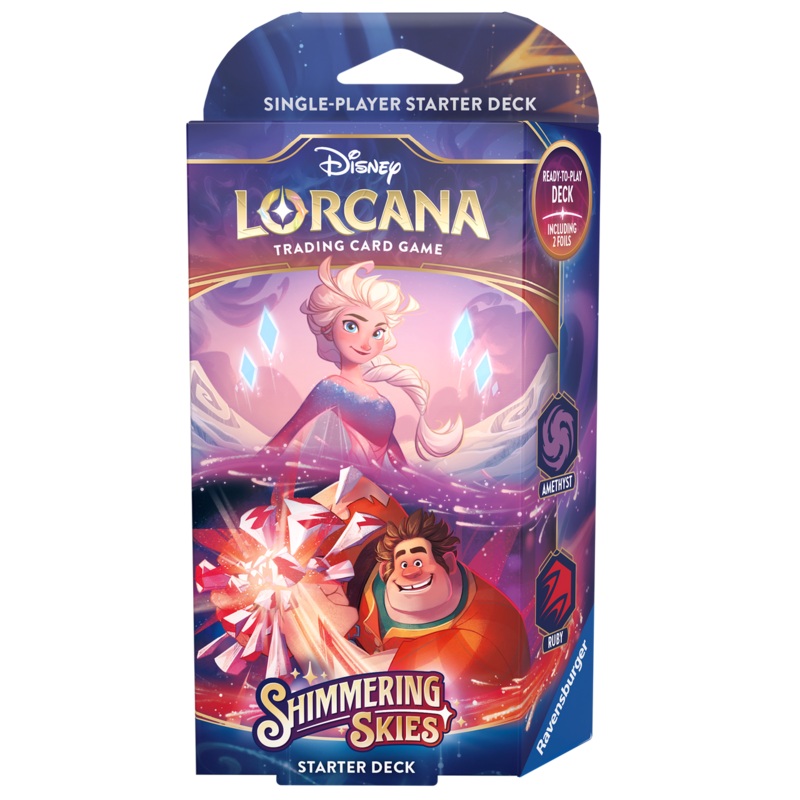 Lorcana Shimmering Skies Starter Deck – Amethyst Ruby
