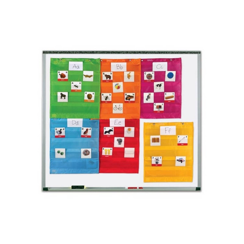 Magnetic Pocket Chart Squares (Set of 6)