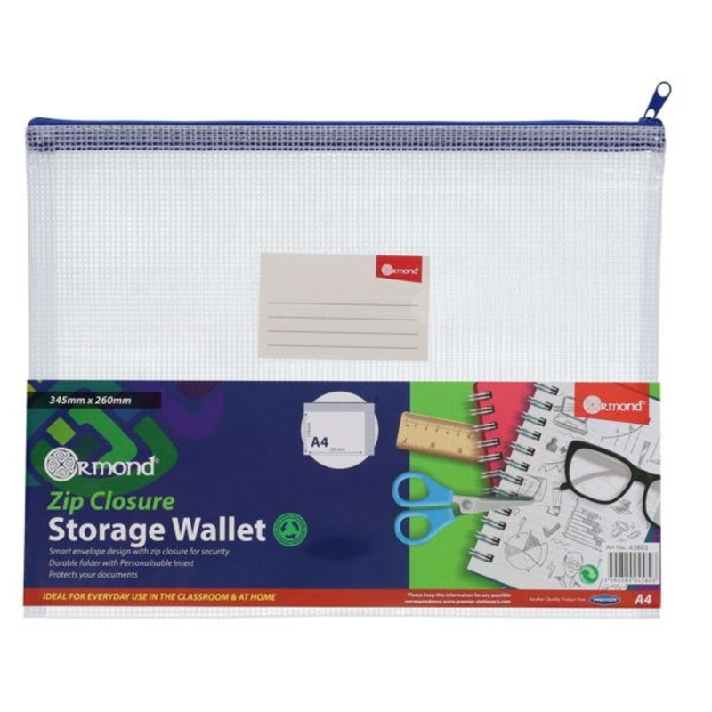 Premier Universal A4 Durable Storage Wallet