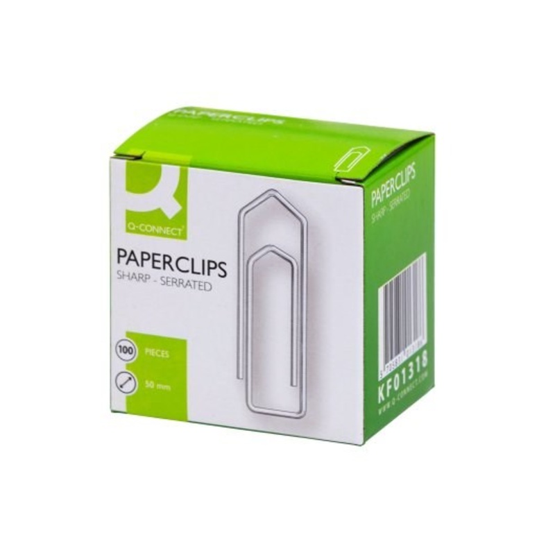 **Q-Connect Paperclips No Tear 32mm (Pack of 1000)